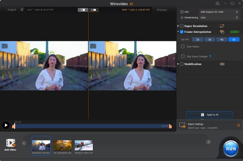 Winxvideo Ai Upscale Video Resolution