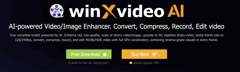 Winxvideo Ai Video Upscaler Enhancer