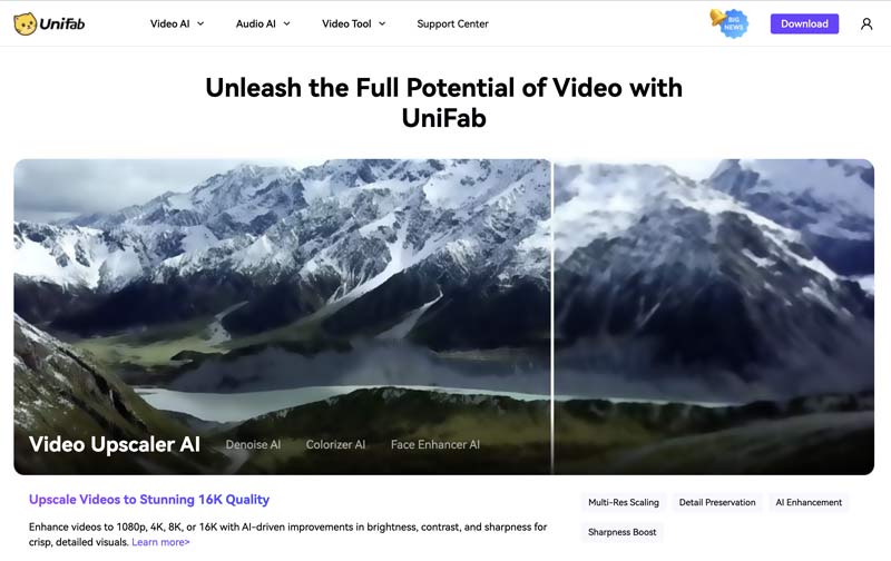 DVDFab- Vdeo Enhancer AI Unifab