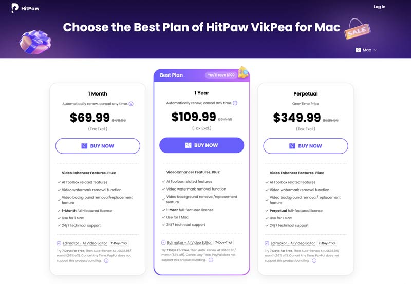Hitpaw Vikpea For Mac Pricing