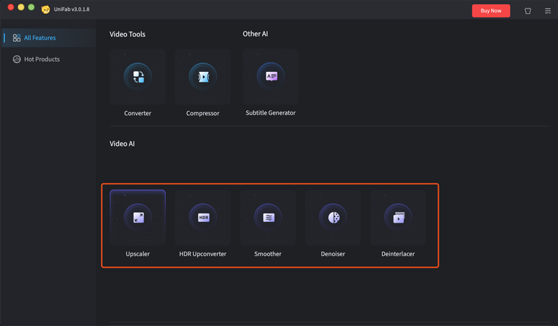 Unifab Video Enhancer Upscaler AI